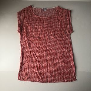 Splendid Womens Top Blouse Red & White Size XS
